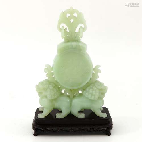 A Carved jade Sculpture