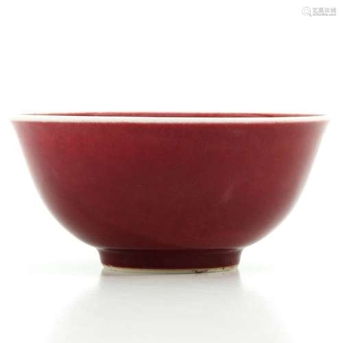 A Sang de Boeuf Decor Bowl