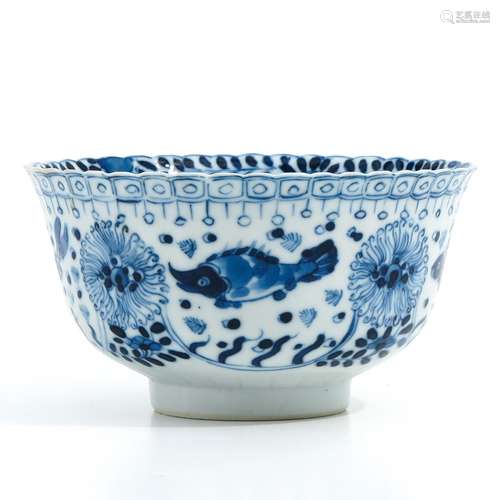 A Blue and White Bowl