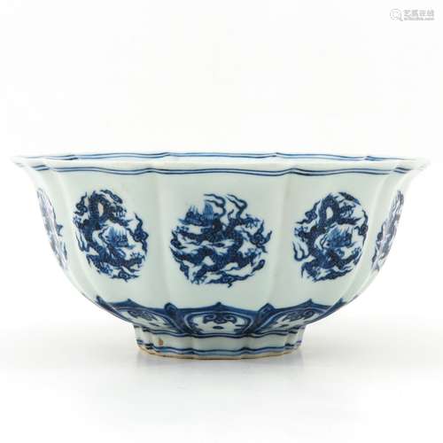 A Blue and White Bowl