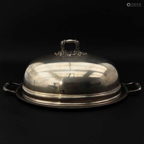 A Cloche with Under Plate