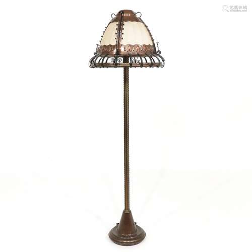 An Art Deco Standing Lamp