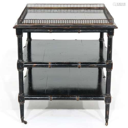 A 19th Century Bamboo Decor Side Table