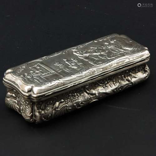 An 18th Century Dutch Silver Snuff Box