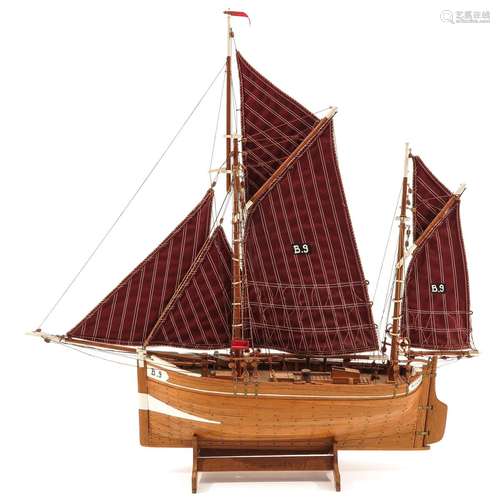 A Wood Model Ship