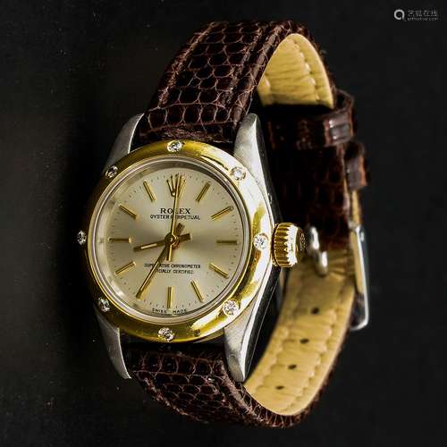 A Ladies Rolex Oyster Perpetual Datejust Watch