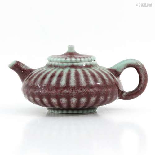 A Celadon Teapot