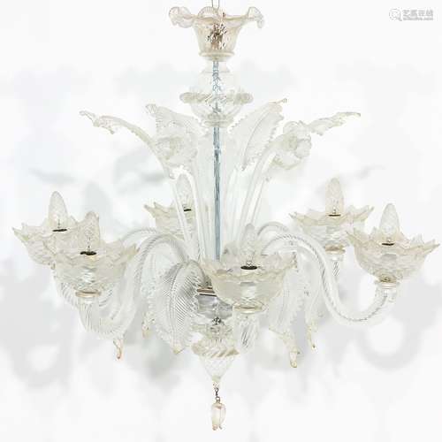 A Venetian Glass Chandelier