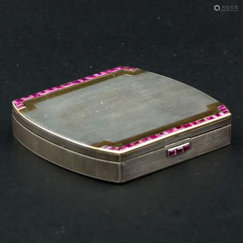 A Silver Powder Box