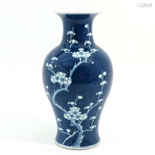 A Blue and White Vase