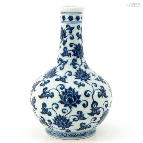 A Blue and White Vase