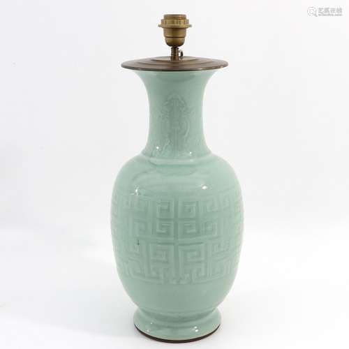 A Celadon Lamp