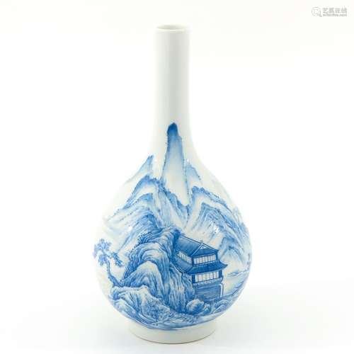 A Blue and White Vase