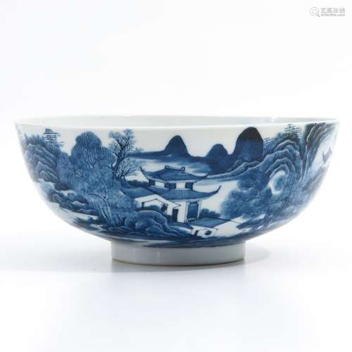 A Blue and White Bowl