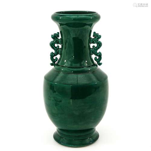 A Green Glaze Vase