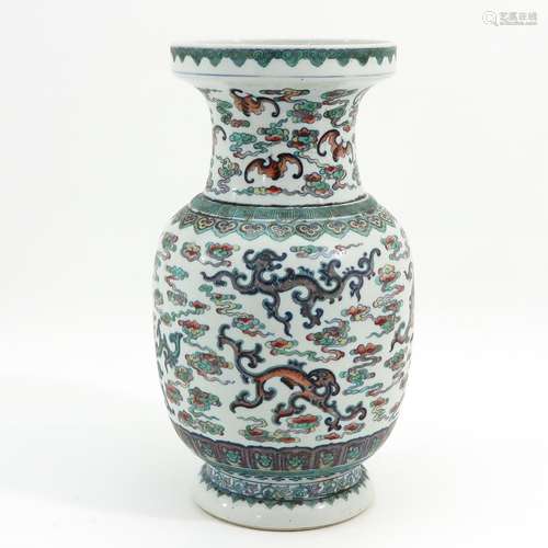 A Polychrome Decor Vase