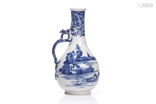 CHINESE EXPORT BLUE & WHITE EWER