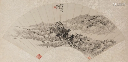 TAO DAO (1825-1900), FAN PAINTING