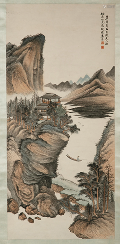 JIANG JI (1940), LANDSCAPE IN THE MANNER OF YUAN