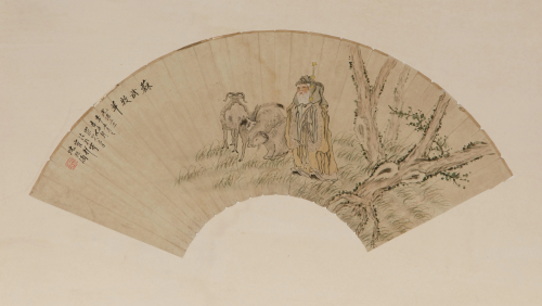SHEN ZHAOHAN (1855-1941), SU WU SHEPHERDING SHEEP
