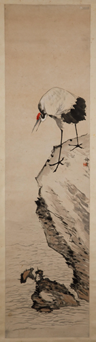 LIU HAISU (1896-1994), CRANE ON ROCK