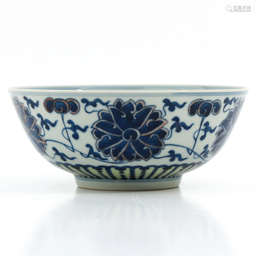 A Blue and White Bowl