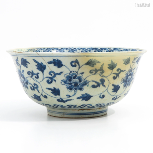 A Blue and White Bowl