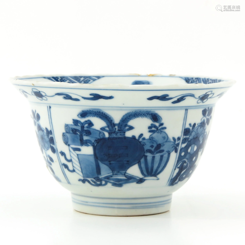 A Blue and White Bowl