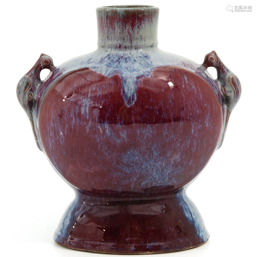 A Flambe Decor Vase