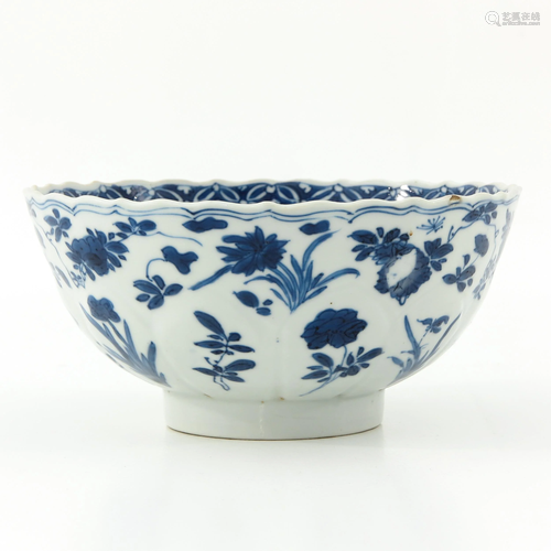 A Blue and White Bowl