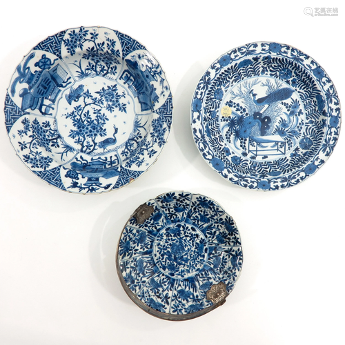 A Collection of Blue and White Porcelain