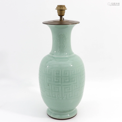 A Celadon Lamp