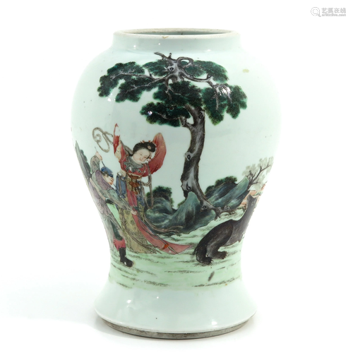 A Polychrome Decor Vase