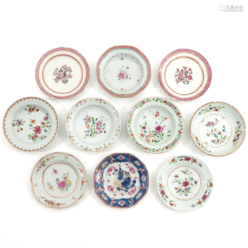 A Collection of 10 Small Plates