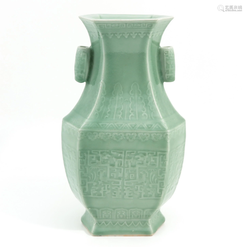 A Celadon Vase