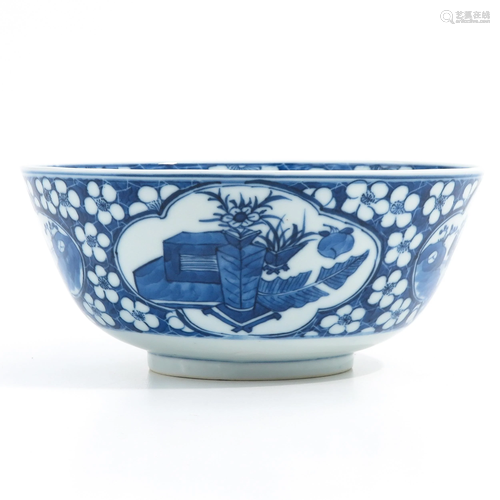 A Blue and White Bowl