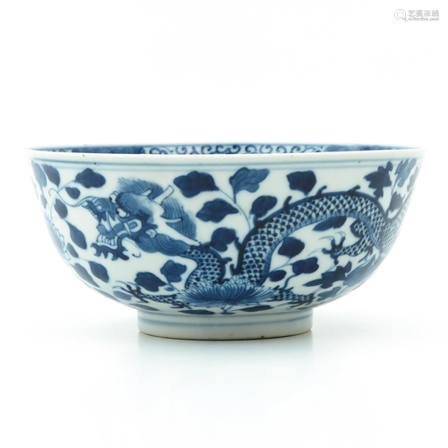 A Blue and White Bowl