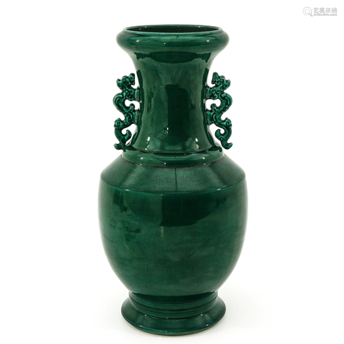 A Green Glaze Vase