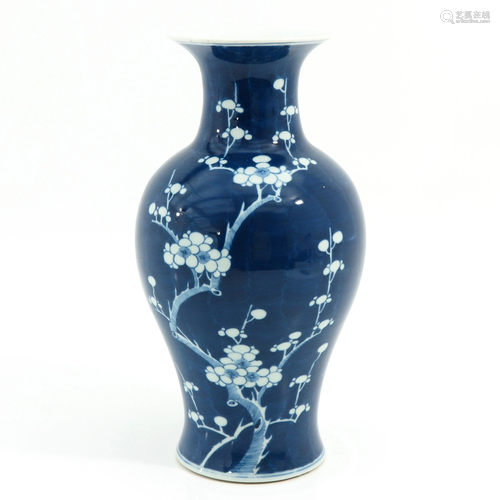 A Blue and White Vase