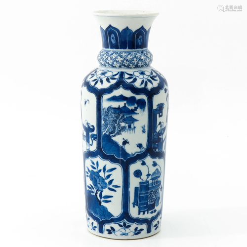 A Blue and White Vase