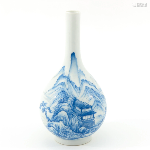 A Blue and White Vase