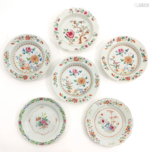 A Collection of 6 Plates