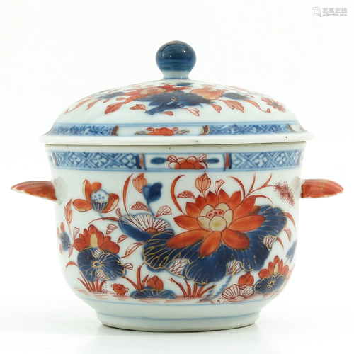 An Imari Dish with Cover