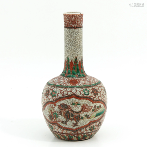 A Crackle Decor Vase