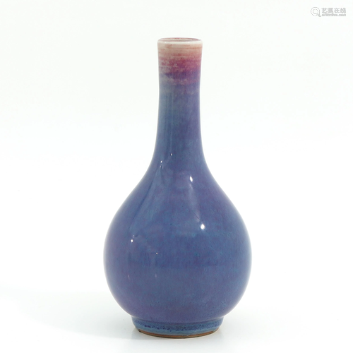 A Purple Glaze Vase