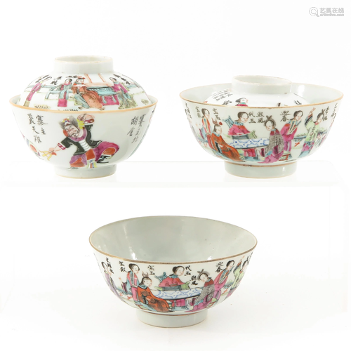 A Collection of Bowls and Covers