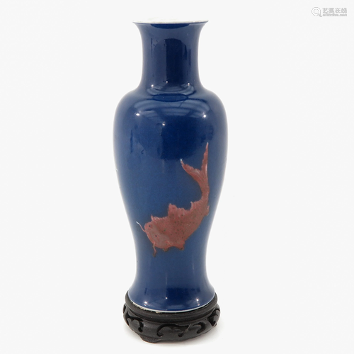 A Fish Decor Vase