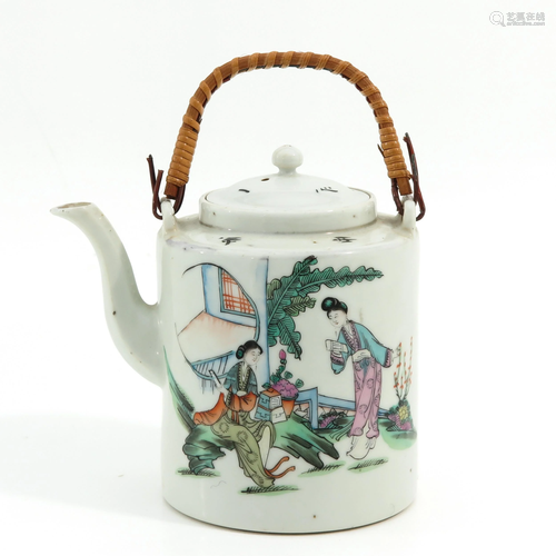 A Famille Rose Teapot