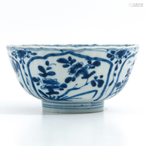 A Blue and White Bowl