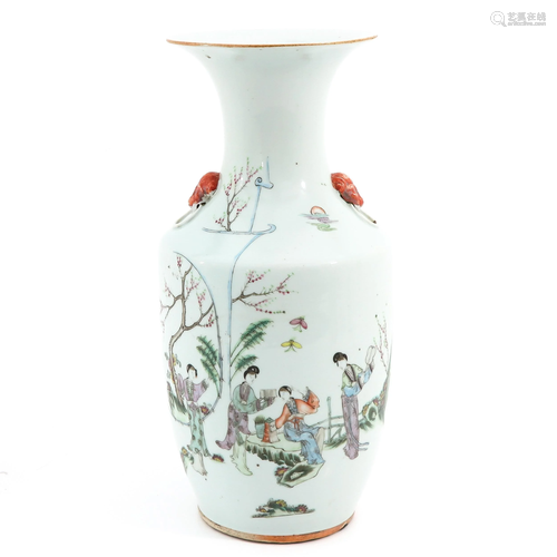 A Famille Rose Vase